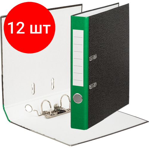 Комплект 12 штук, Папка-регистратор Attache Economy 50 мм мрамор с зелым кор, мет. уг, бум/бум папка регистратор attache economy 50 мм мрамор с зелым кор мет уг бум бум