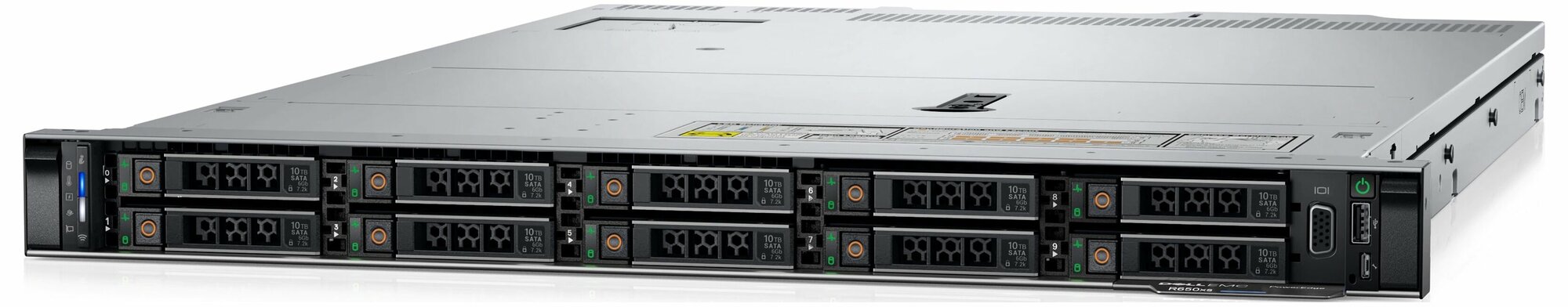 Серверная платформа DELL PowerEdge R650xs R650XS-10SFF-02T/1U/2x4189/ 16xDDR4-3200 RDIMM/ 10x2.5"