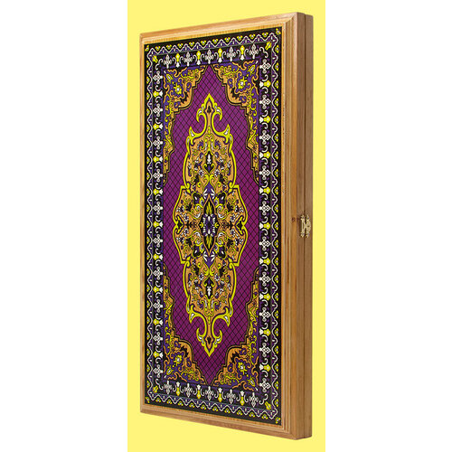 нарды бакинские ковер в димломате Нарды, шашки Ковер фиолетовый на светлом Презент (средние)