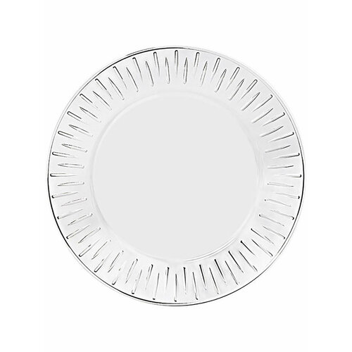 Блюдо круглое 2 шт Vidivi Murano Lance стеклянное 32 см