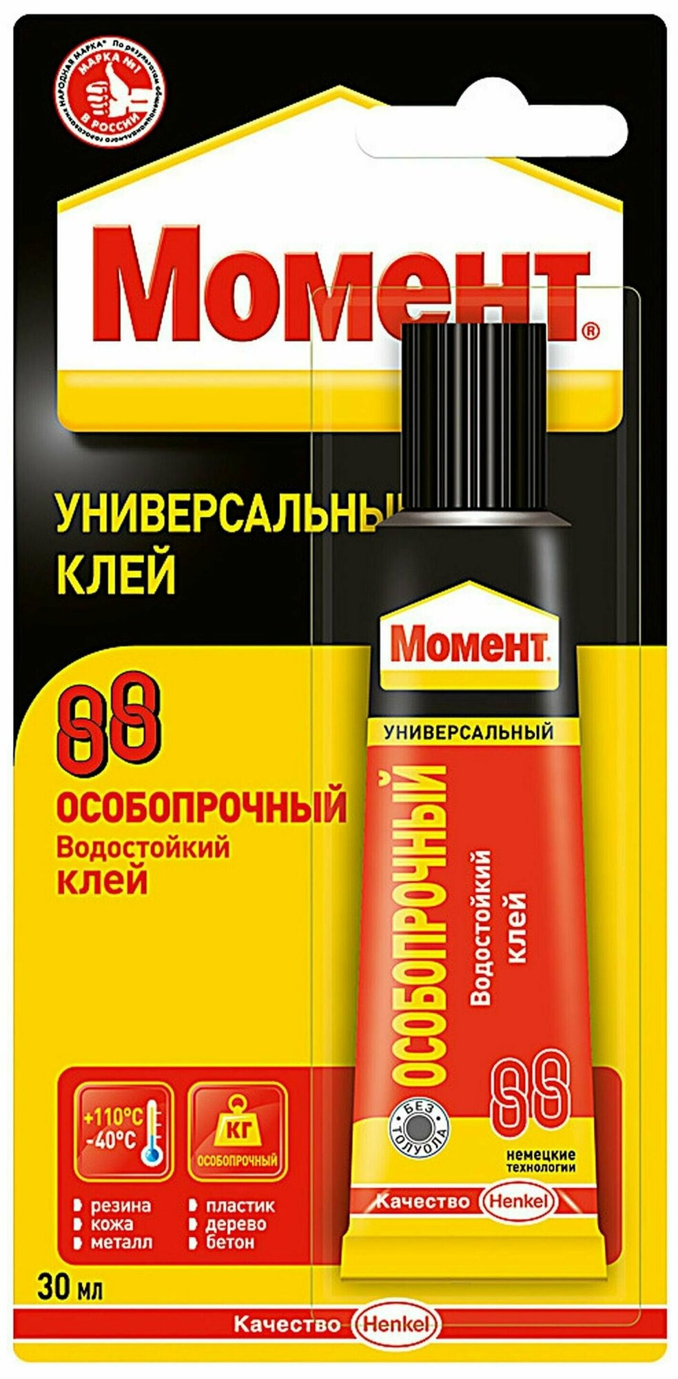 Клей универсальный Момент 88 Особопрочный 30 мл