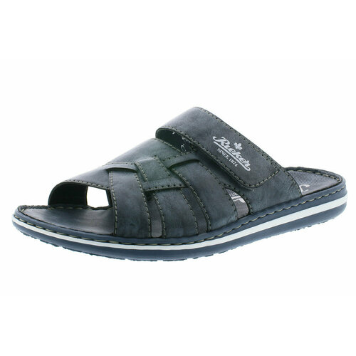 фото Шлепанцы rieker, размер 42, синий