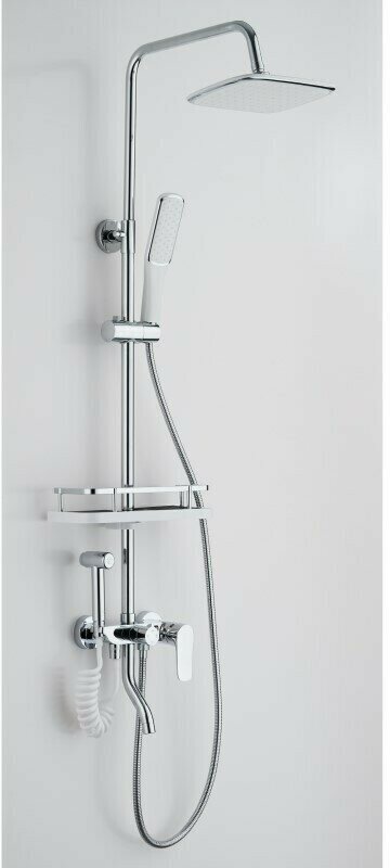 фото Душевая система Сантаком stOmega 7702 хром