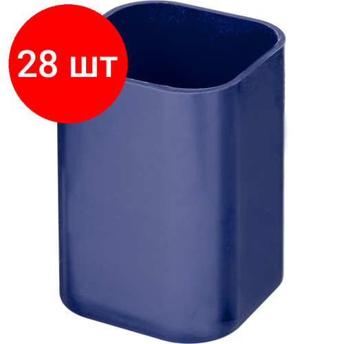 Комплект 28 штук, Подставка-стакан для ручек Attache, синий