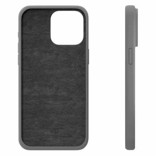фото Чехол vlp aster case с magsafe для iphone 15 pro, серый