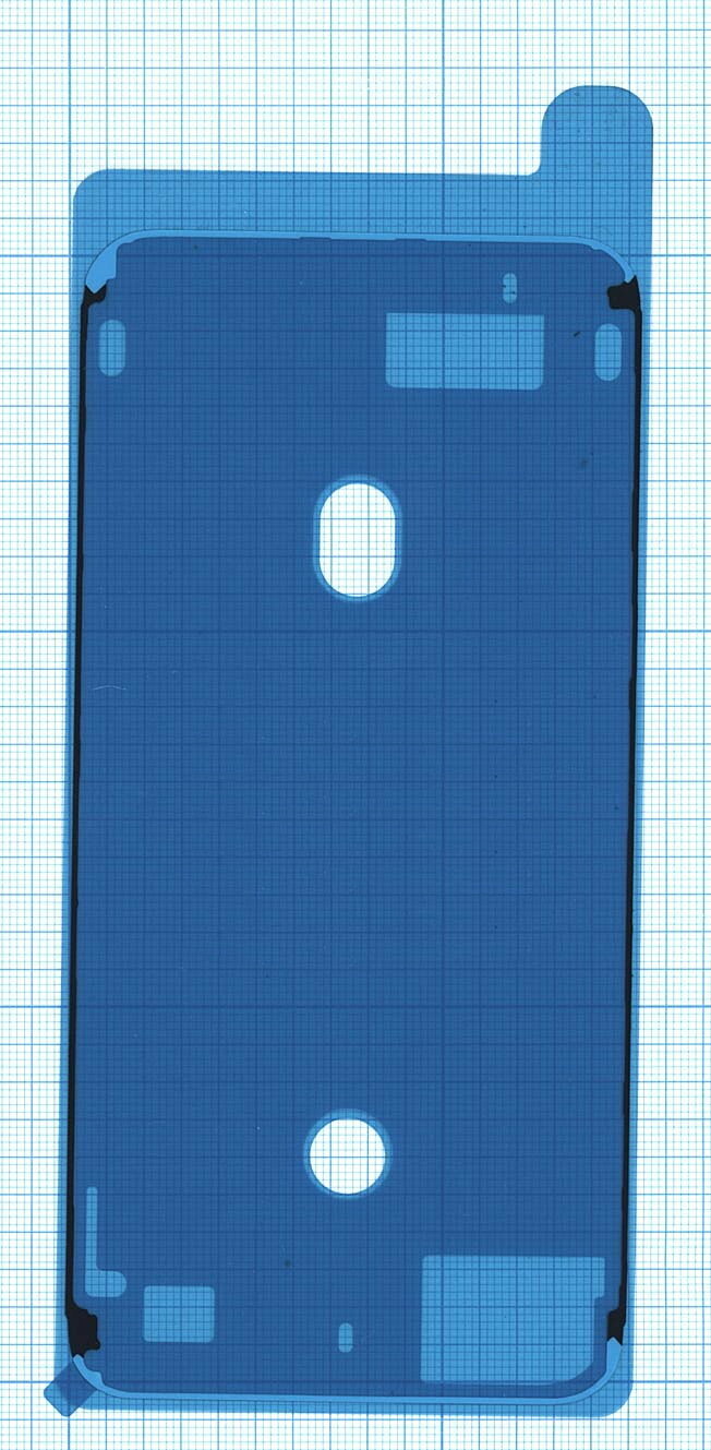 Водозащитная прокладка (проклейка) для iPhone 7 Plus белая