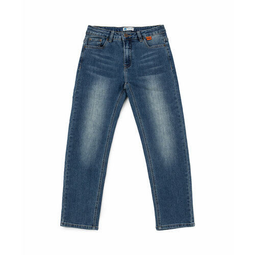 Джинсы Button Blue, размер 146, синий джинсы s oliver прямой силуэт карманы размер 134 синий