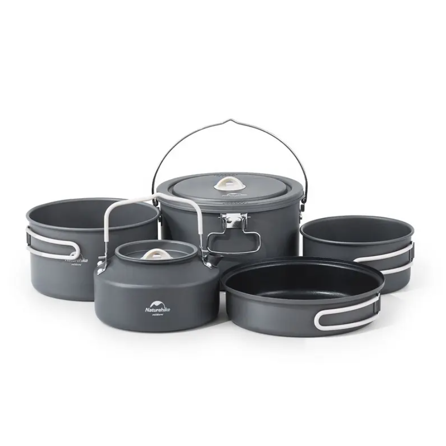 фото Набор посуды Naturehike туристический 5 в 1 (с чайником)