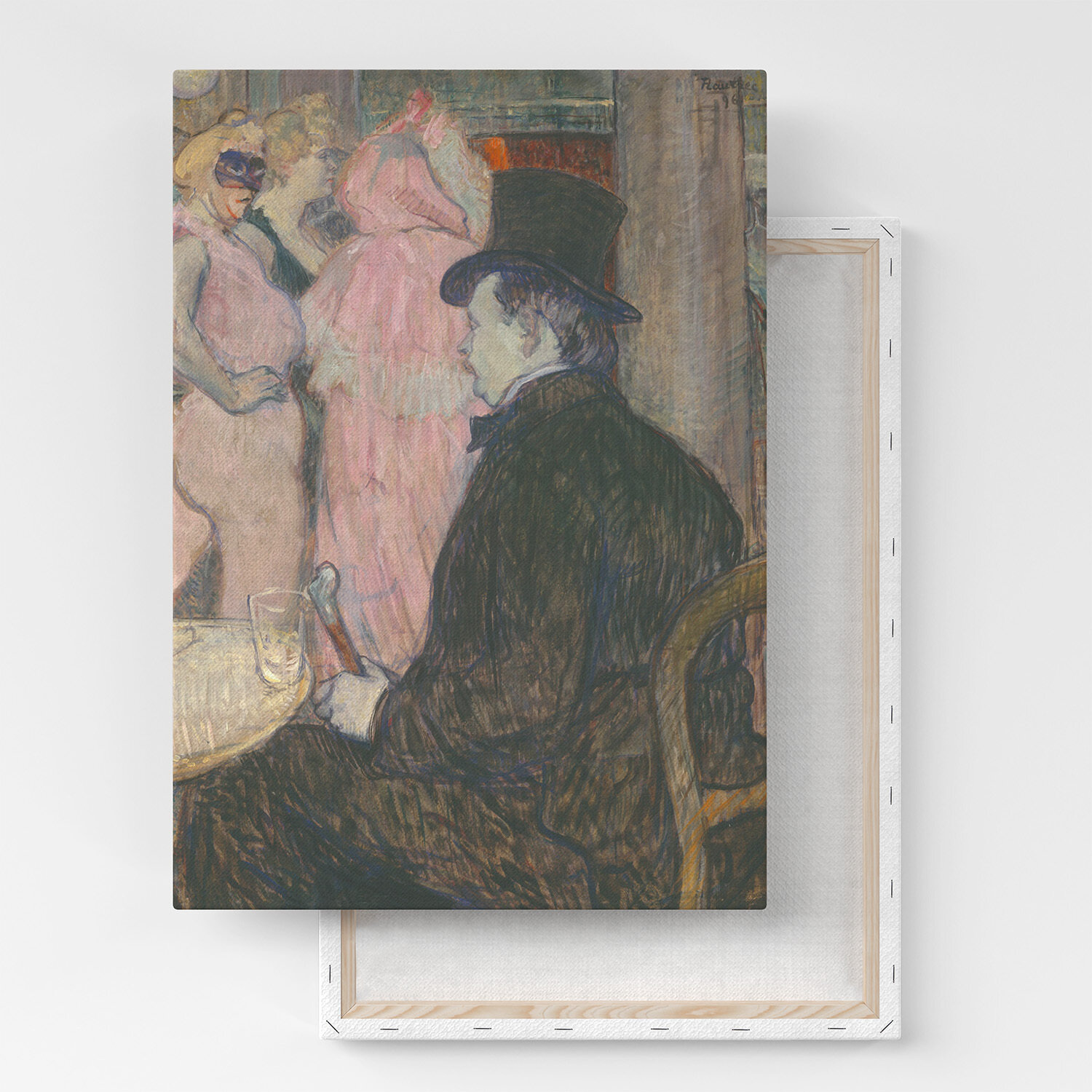 Картина на холсте, репродукция / Henri de Toulouse-Lautrec / Анри де Тулуз-Лотрек / Размер 30 x 40 см