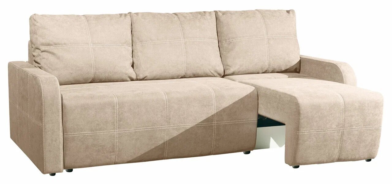 фото Диван Komfort S Патрик-1 Велюр Бежевый