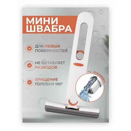 Губка для окон мини швабра