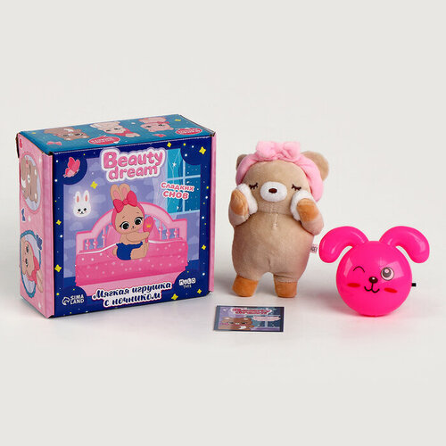 Milo toys Мягкая игрушка с ночником Бенни