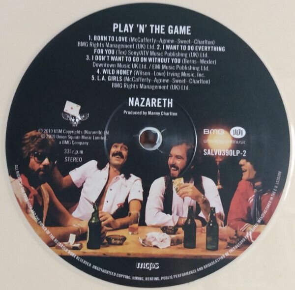 Виниловая пластинка Nazareth, Play 'N' The Game (Coloured) (4050538474466) IAO - фото №7