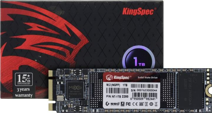 Твердотельный накопитель Kingspec 1Tb SATA III NT-1TB - фото №14