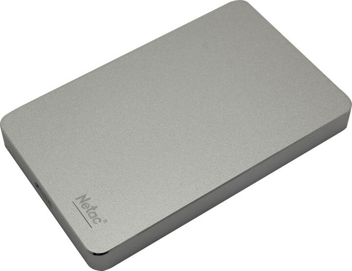 Внешний жесткий диск 2.5'' Netac 1Tb, micro USB 3.0, алюминиевый корпус, серебристый - фото №18
