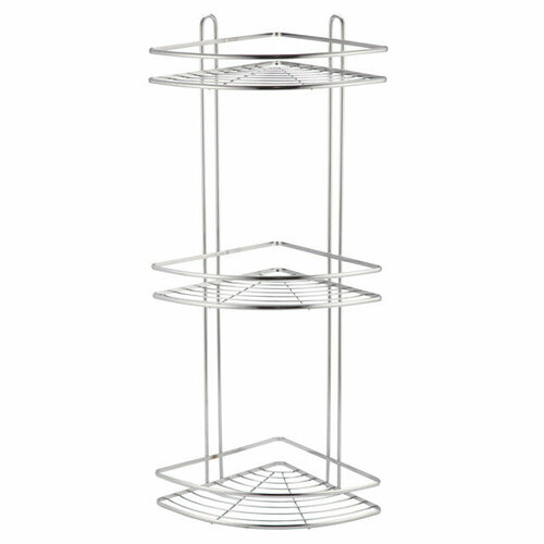 Полка для ванной угловая ofelis clio 3 яруса 4477₽