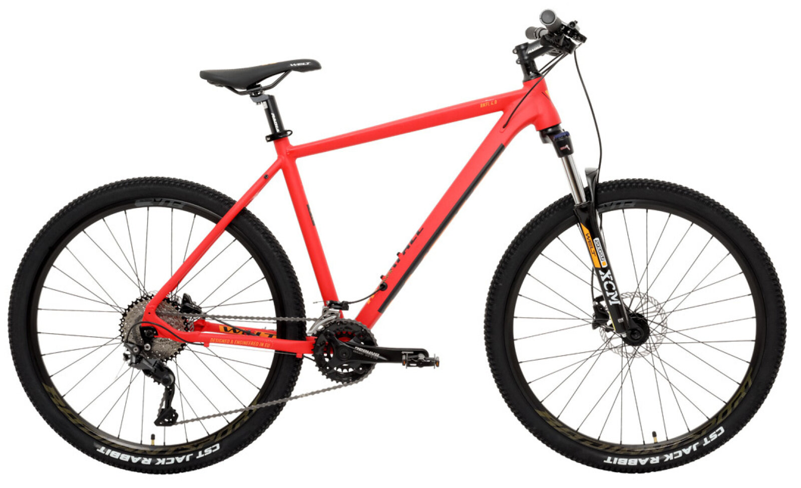 Горный велосипед Welt Rockfall 4.0 27 (2024) 18" Красный (170-180 см)