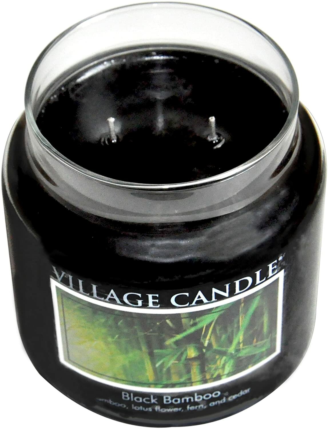 Ароматическая свеча Village Candle Черный бамбук, большая - фото №2