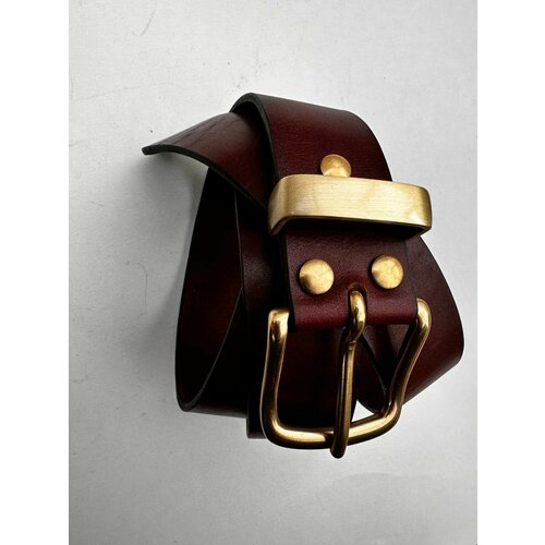 фото Ремень , размер 125, бордовый мастерская татьяны и георгия дурденко