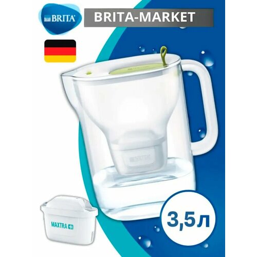 Фильтр для воды кувшин BRITA Style 3,6 л Lime фильтр кувшин для воды brita marella xl 3 5л брита