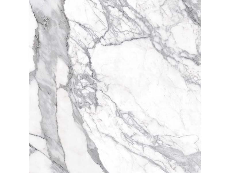 Керамогранит MIRAGE JEWELS Bianco Lunensis JW12 luc 60x60, глянцевый, белый с серыми прожилками