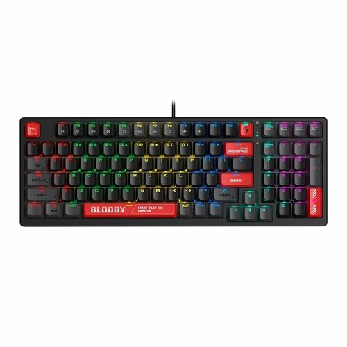Клавиатура A4Tech Bloody S98 механическая красный USB for gamer LED S98 RED 861200₽