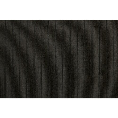 Ткань костюмная Toccini тёмно-коричневая глянцевая в жаккардовую полоску, ш156см, 0,5 м