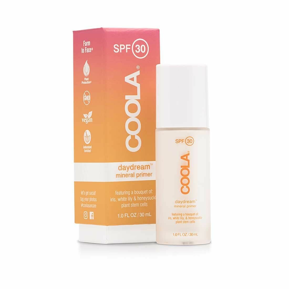 Coola, Праймер солнцезащитный для лица Daydream Mineral SPF 30 Makeup Primer 30ml