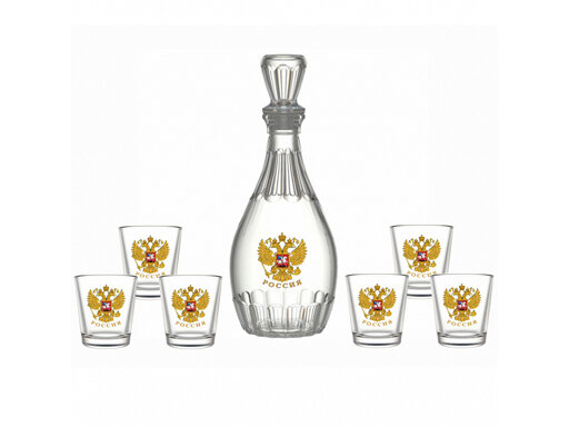 фото Графин и 6 стаканов Орел Россия