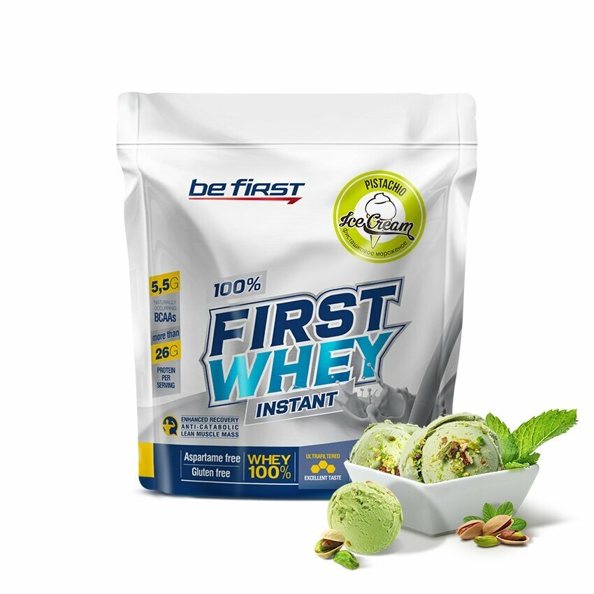 Be First First Whey Instant 420 гр (Be First) Фисташковое мороженое