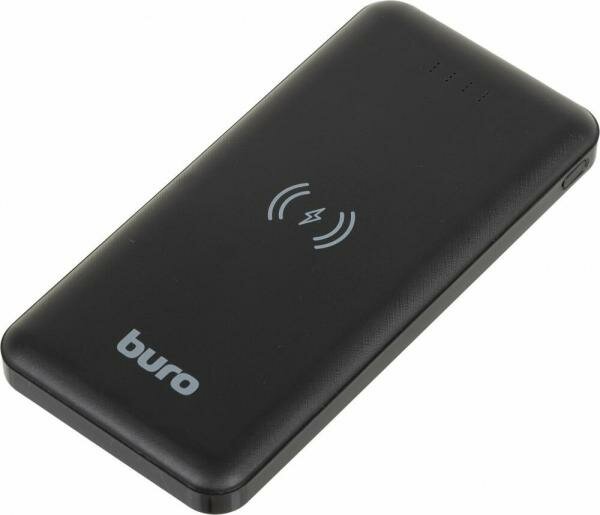 Внешний аккумулятор Power Bank 10000 мАч Бюрократ BPW10E черный BPW10E10PBK