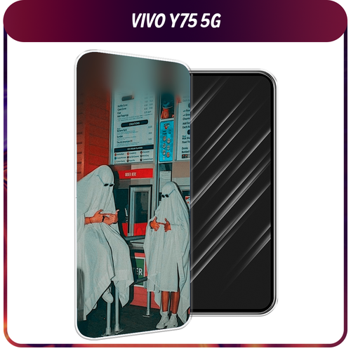 Силиконовый чехол на Vivo Y75 5G / Виво Y75 5G Chillin Killin силиконовый чехол на vivo y75 5g виво y75 5g modern david