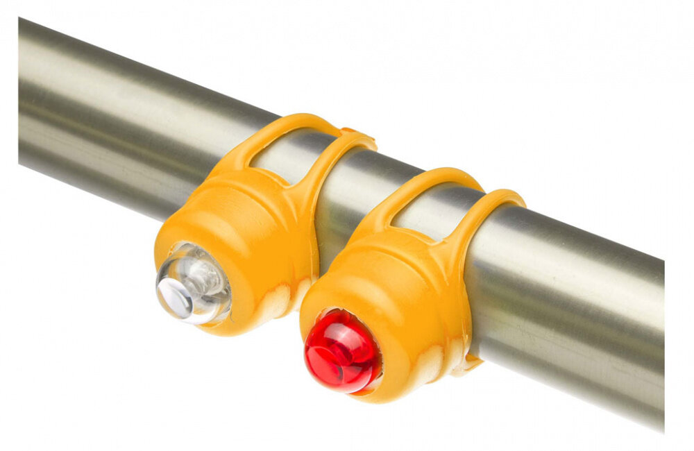 фото STELS фонарь STELS JY-320 передний и задний желтые