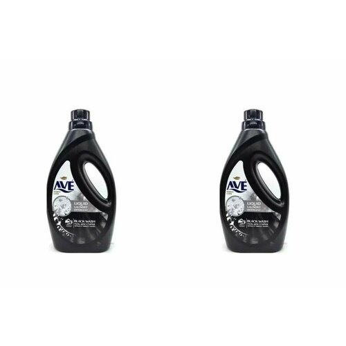 AVE Жидкое средство для стирки черных и темных вещей 1,9л, 2уп.