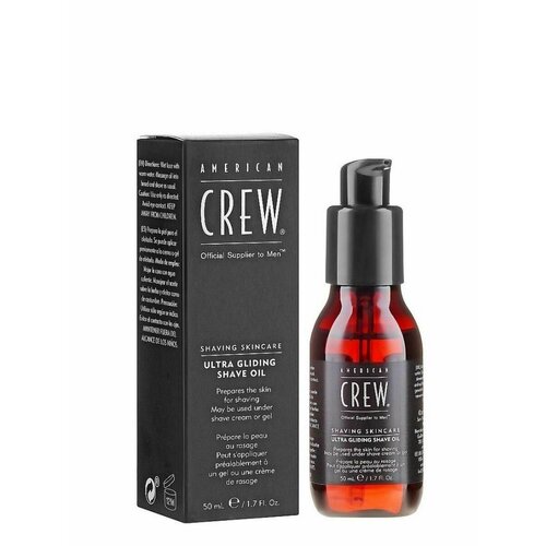 American Crew Shaving Skincare Ultra Gliding Shave Oil - Масло для бритья 50 мл american crew ultra gliding shave oil масло для бритья 50мл