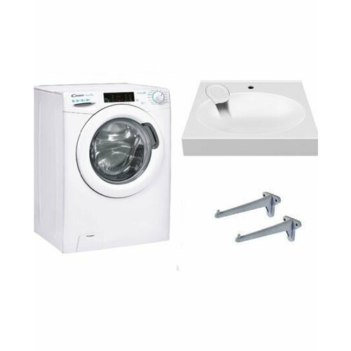 Candy smart pro CSO34 106T12-07 с паром и раковина над стиральной машиной Liguria Лигурия 50 3634000₽