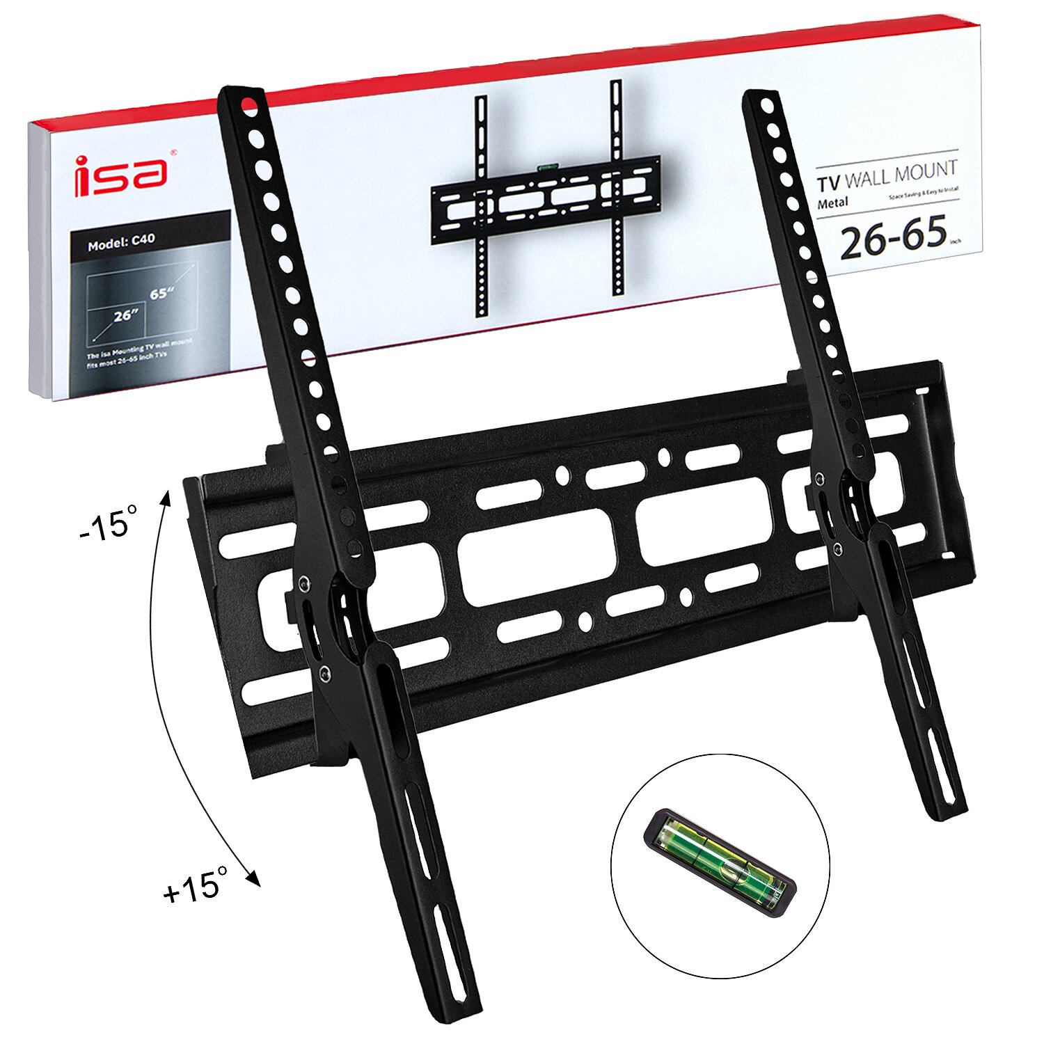 Кронштейн для TV 26"-65" ISA C40 черный