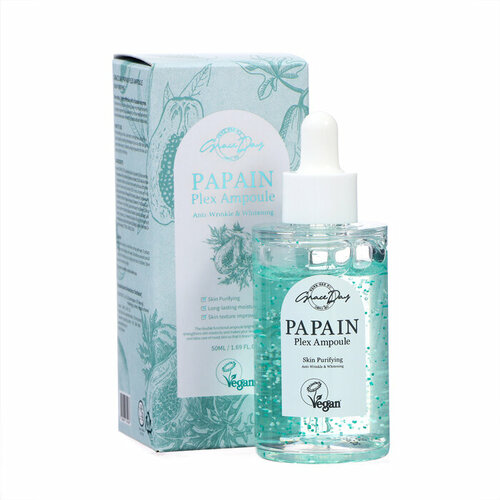 Сыворотка для лица Grace Day, очищающая, с ферментом папайи, 50 мл (комплект из 2 шт)