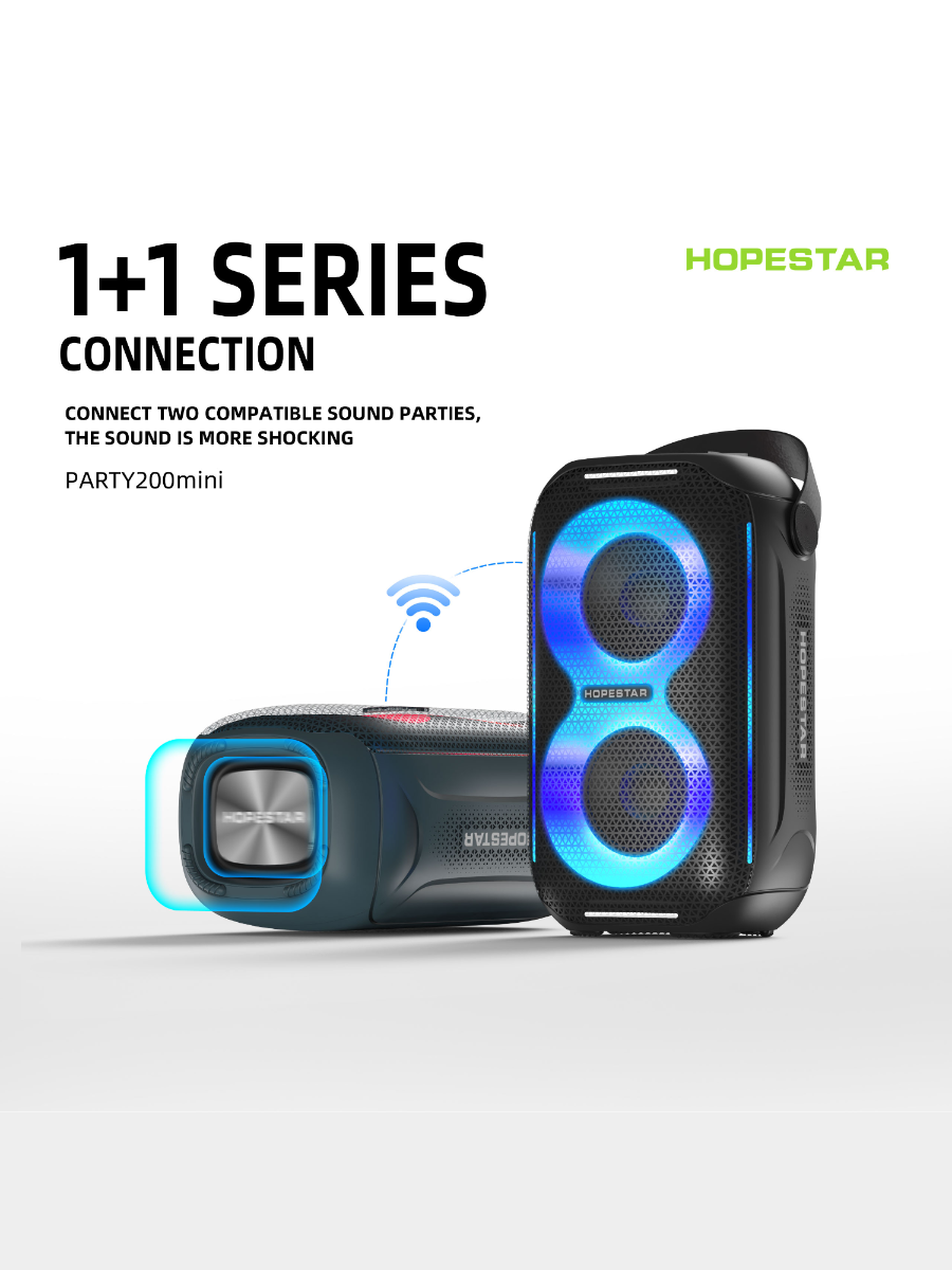 Беспроводная колонка HOPESTAR PARTY 200 MINI 20W черный