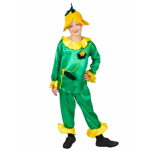 Карнавальный костюм детский Огурец костюм ясельный штаны и кофта