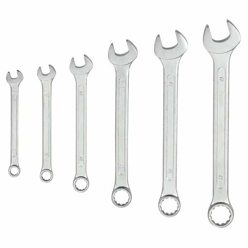 Набор ключей комбинированных CARBON COMB6PCS SET 7-17 мм 6 предметов 1600₽