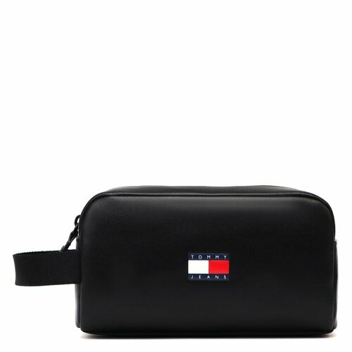 косметичка deuter wash bag ii черный черный Косметичка TOMMY HILFIGER, 11х11х21 см, черный