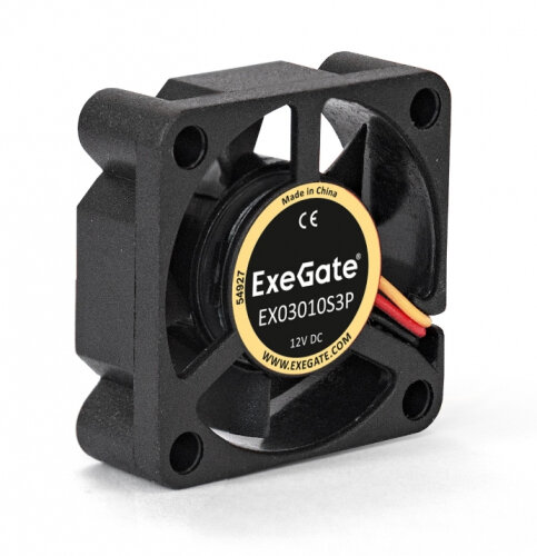 Вентилятор для корпуса Exegate EX03010S3P 30x30x10мм EX281210RUS