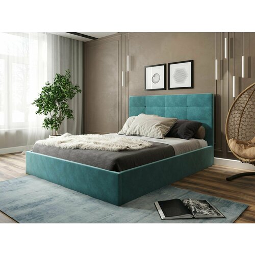 Кровать 180х200 Соната Велюр Бирюзовый 54642₽