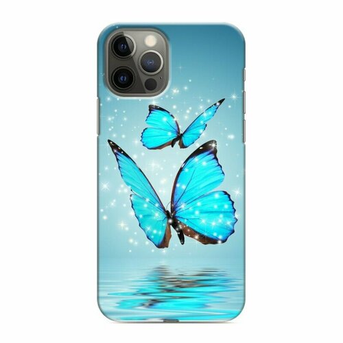 Дизайнерский силиконовый чехол для Iphone 12 Pro Бабочки дизайнерский пластиковый чехол для iphone 8 бабочки