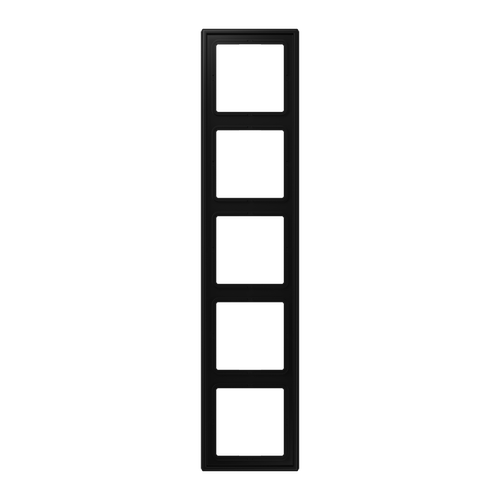 Рамка 5 постов; дюропласт; черный матовый LS985SWM Jung рамка 4 поста дюропласт черный матовый jung ls984swm 1 шт