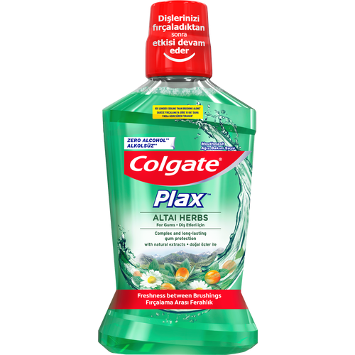 Ополаскиватель для десен COLGATE Plax Алтайские травы, 500мл colgate ополаскиватель plax алтайские травы 500 мл алтайские травы 2уп зеленый