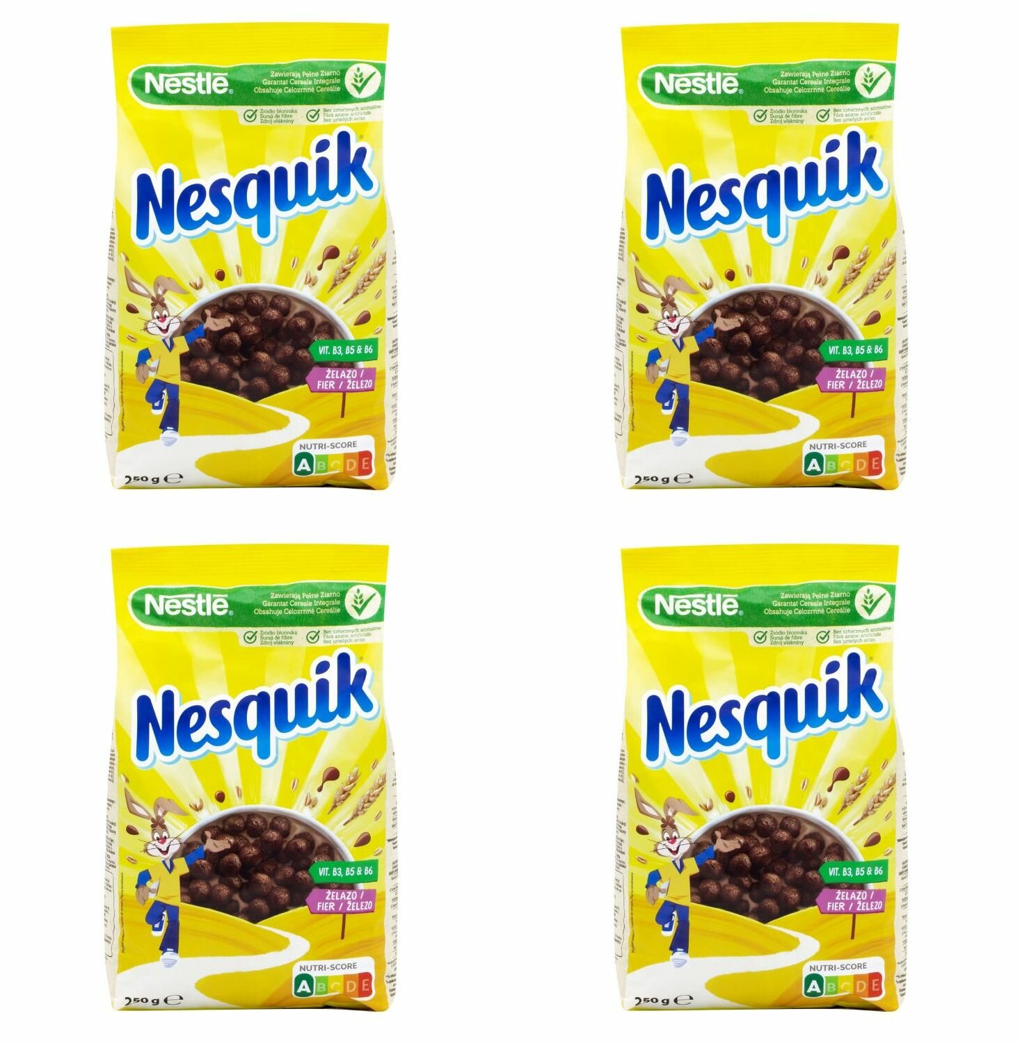 Nesquik Сухой завтрак Шоколадные шарики, 250 г, 4 шт