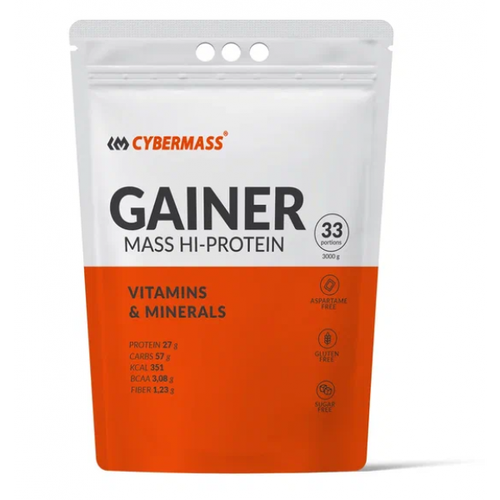 GAINER Mass Hi Protein 3000 gr bag CYB, мороженое