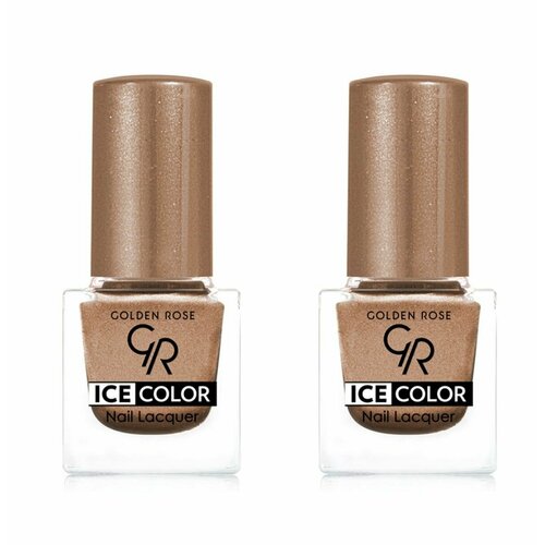 Golden Rose Лак для ногтей Ice Color, тон 168, 6 мл, 2 штуки